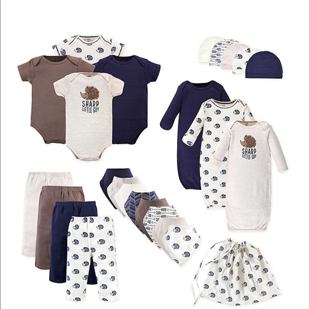 Touched by Nature 25-Piece Hedgehog Organic Set